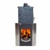 Sauna stove 06 with Pyroxenite cladding (up to 18m3)